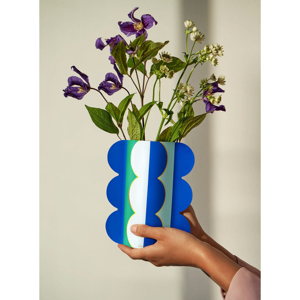 Paper Vase | Riviera Wave-Vase Wrap-Fiorentina-The Grove