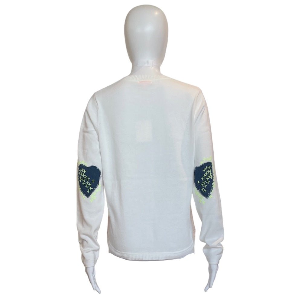 Patch Magic Henley Sweater | White-Sweater-Lisa Todd-The Grove