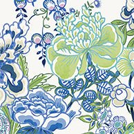 Peony Garden Wallpaper-Wallpaper-Thibaut-The Grove