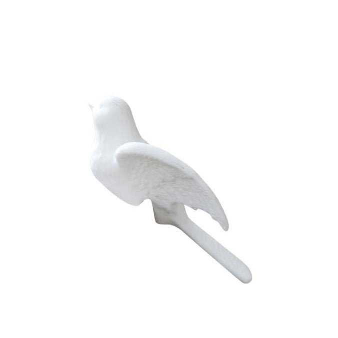 Perched Ceramic Dove Bird-Decor-Clementine WP-The Grove