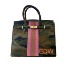 Personalized Camo & Beaded Stripe Tote-Tote-Tiana-The Grove