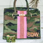 Personalized Camo & Beaded Stripe Tote-Tote-Tiana-The Grove