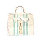 Personalized Striped Tote-Totes-Tiana-The Grove