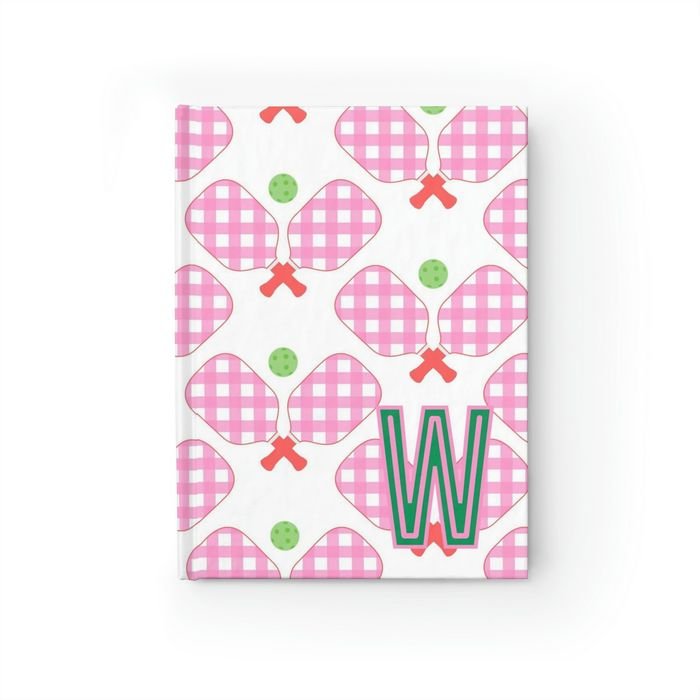 Pickleball Single Initial Journal-Notebooks & Notepads-CB Studio-The Grove