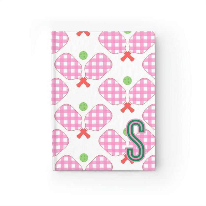 Pickleball Single Initial Journal-Notebooks & Notepads-CB Studio-The Grove