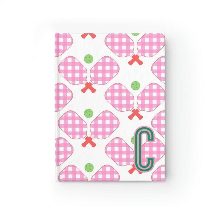 Pickleball Single Initial Journal-Notebooks & Notepads-CB Studio-The Grove