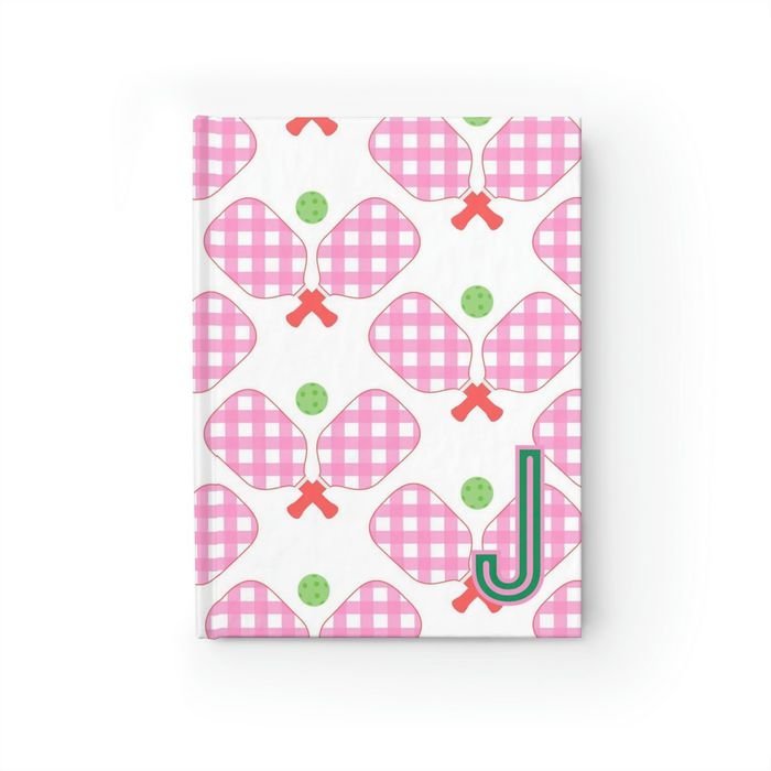 Pickleball Single Initial Journal-Notebooks & Notepads-CB Studio-The Grove