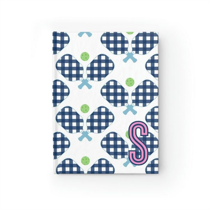 Pickleball Single Initial Journal-Notebooks & Notepads-CB Studio-The Grove