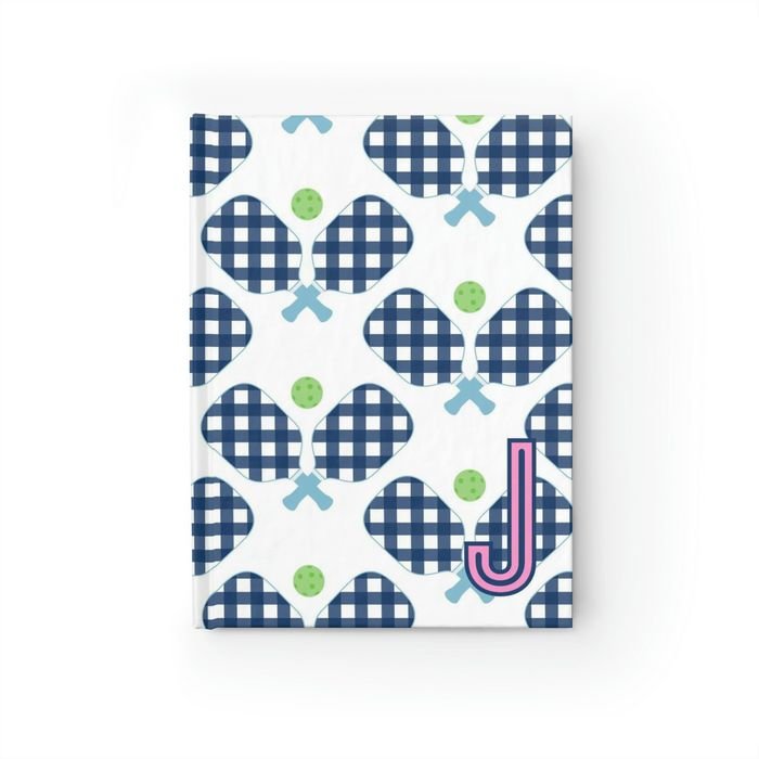 Pickleball Single Initial Journal-Notebooks & Notepads-CB Studio-The Grove