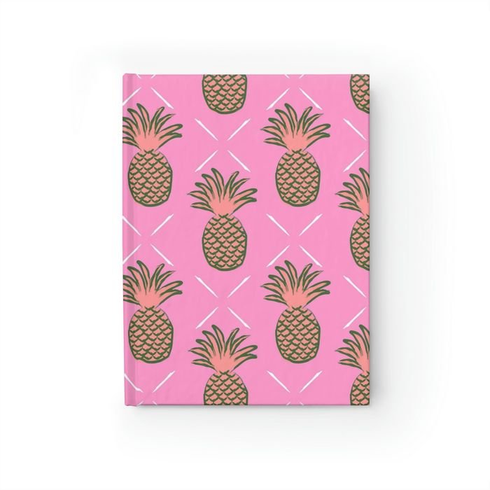 Pineapple Single Initial Journal-Notebooks & Notepads-CB Studio-The Grove