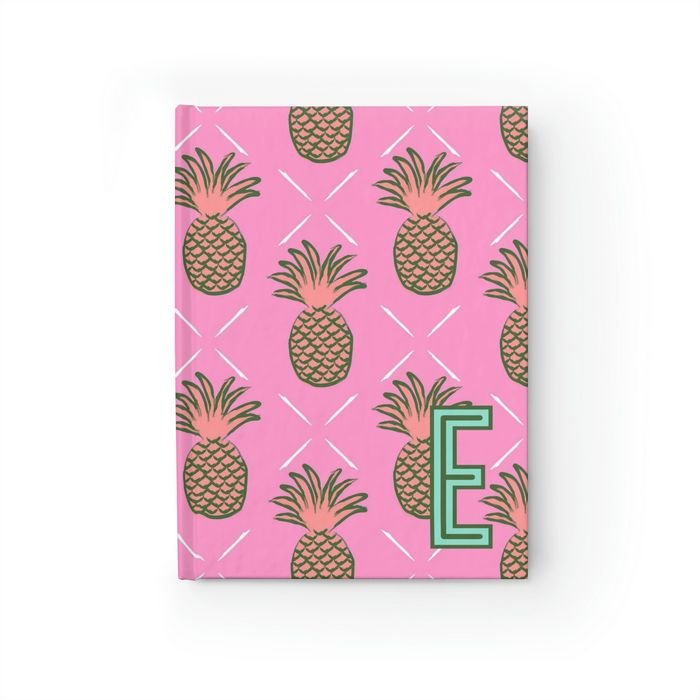 Pineapple Single Initial Journal-Notebooks & Notepads-CB Studio-The Grove