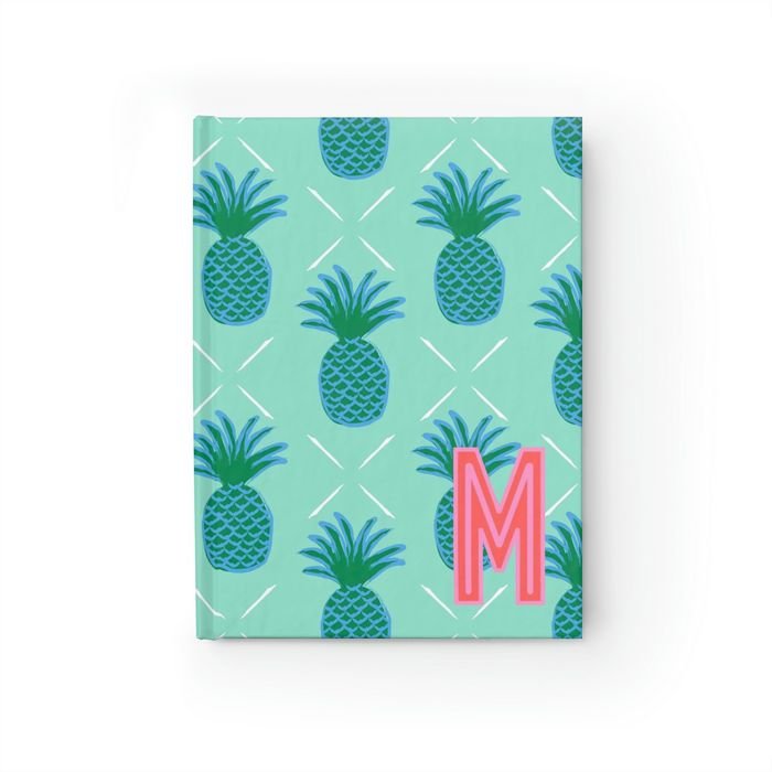 Pineapple Single Initial Journal-Notebooks & Notepads-CB Studio-The Grove