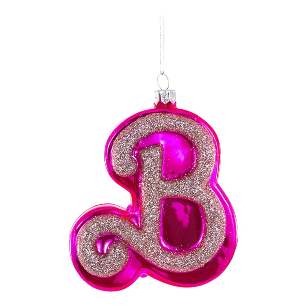 Pink B Ornament-Holiday Ornaments-Cody Foster-The Grove