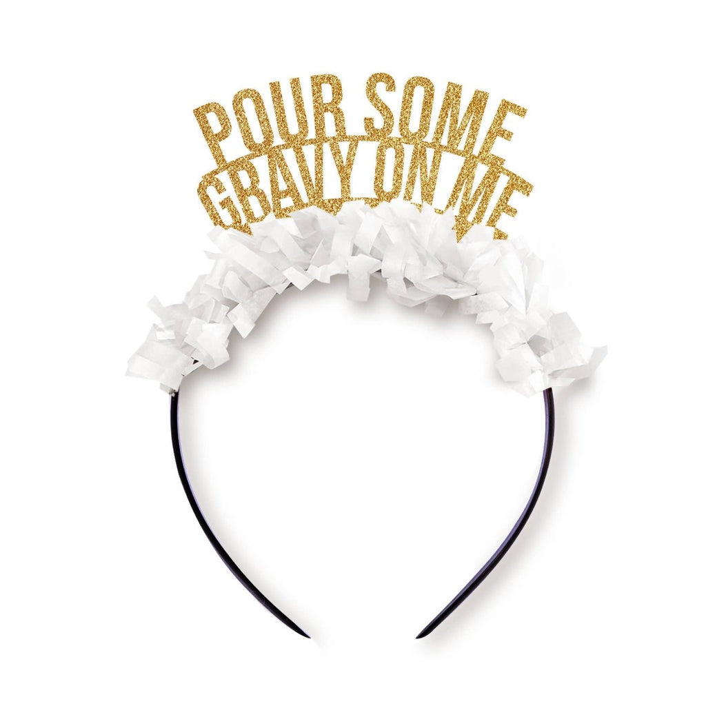 Pour Some Gravy On Me Thanksgiving Party Crown-Party Crown-Festive Gal-The Grove