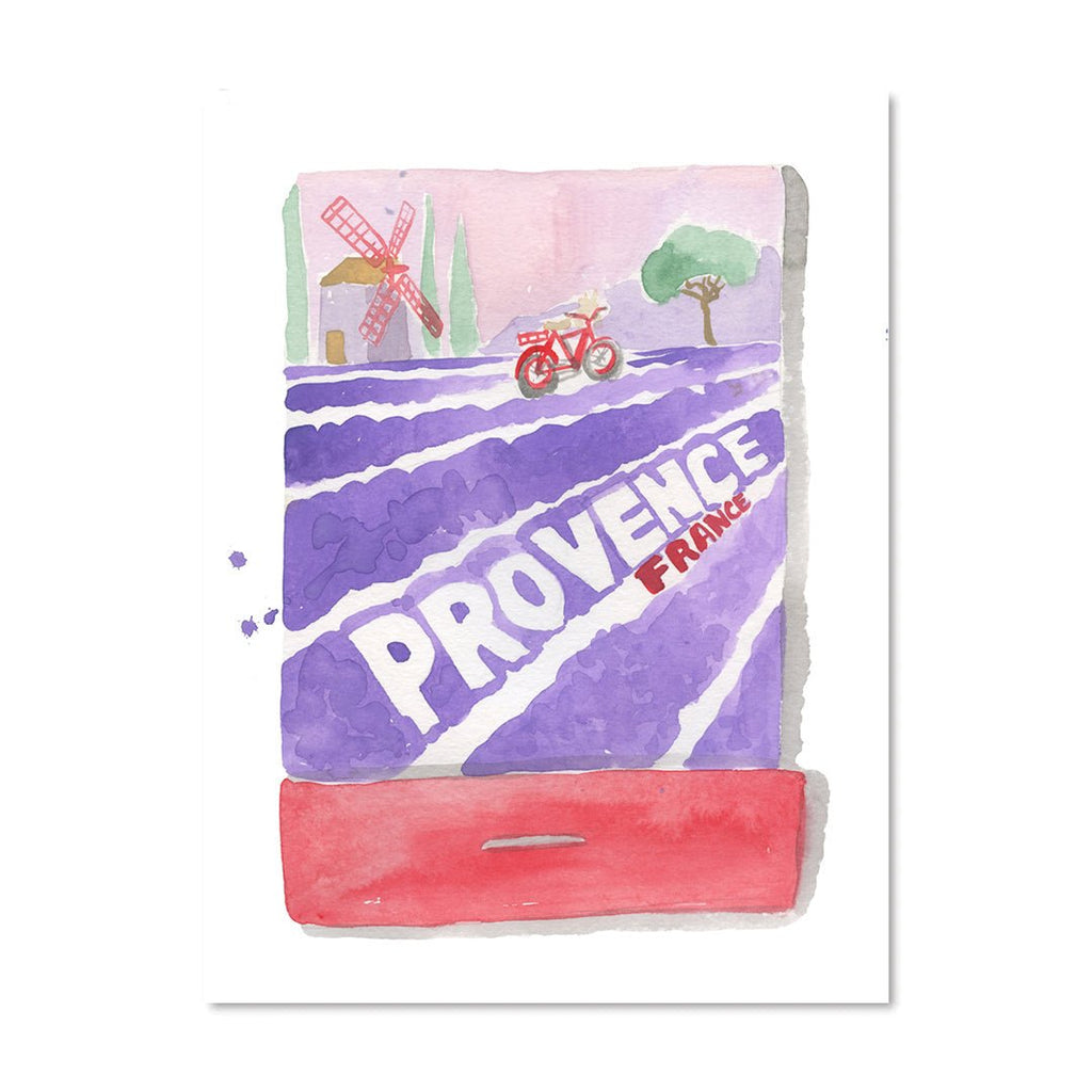 Provence Matchbook-Art Print-Furbish Studio-The Grove