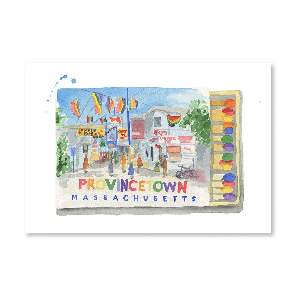 Provincetown Matchbook-Art Print-Furbish Studio-The Grove