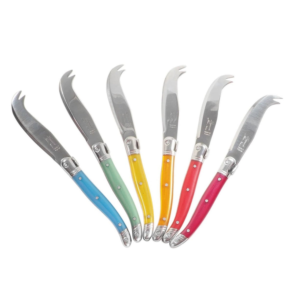Rainbow Mini Fork Tipped Cheese Knives-Cheese Knife-Clementine WP-The Grove