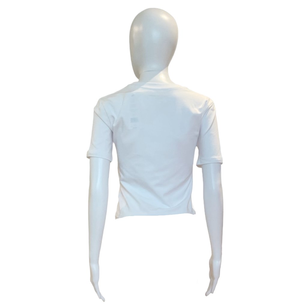 Rallie Cotton Short Sleeve Crewneck Tee | White-French Connection-The Grove