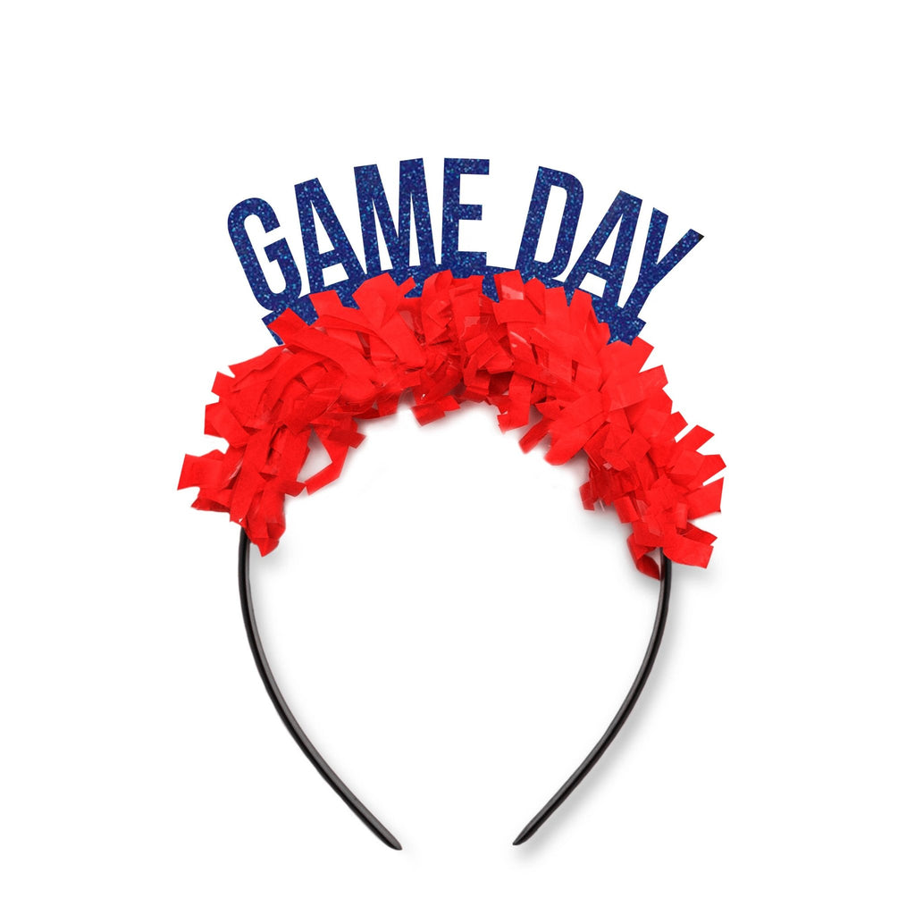 Red & Blue Game Day Headband-Headbands-Festive Gal-The Grove