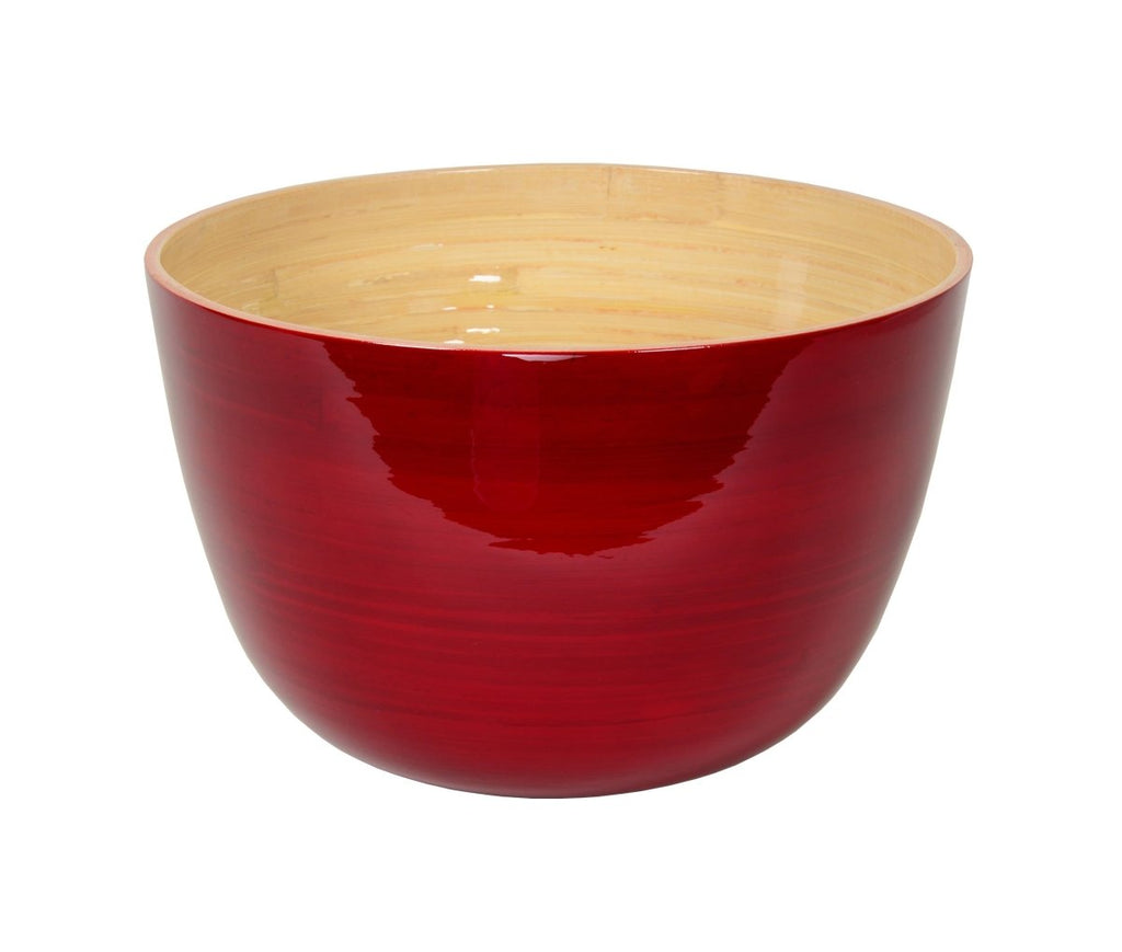 Red Large Tall Bowl-Salad Bowl-Clementine WP-The Grove