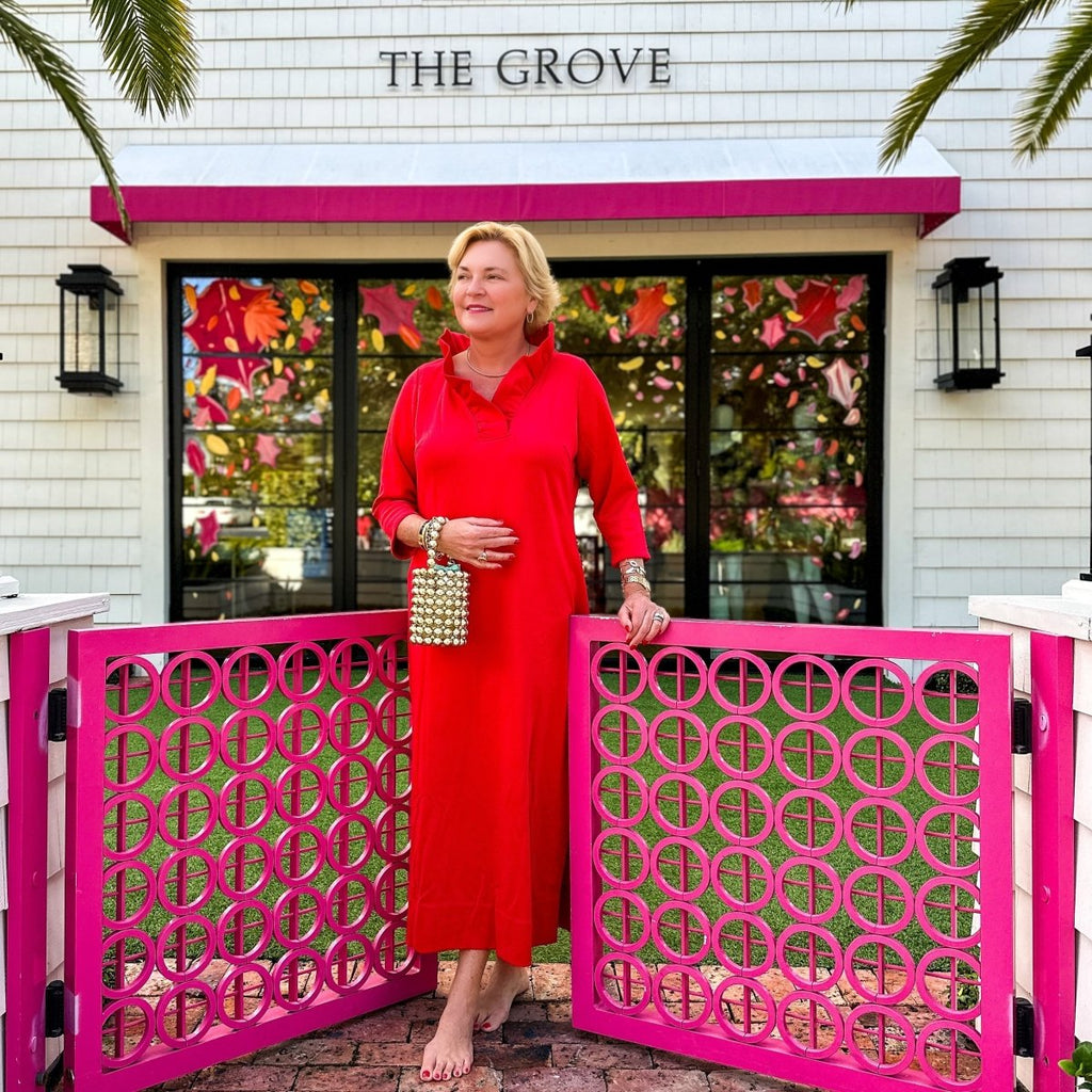 Renee Ruffneck Maxi Dress | Crimson-Dresses-Gretchen Scott-The Grove