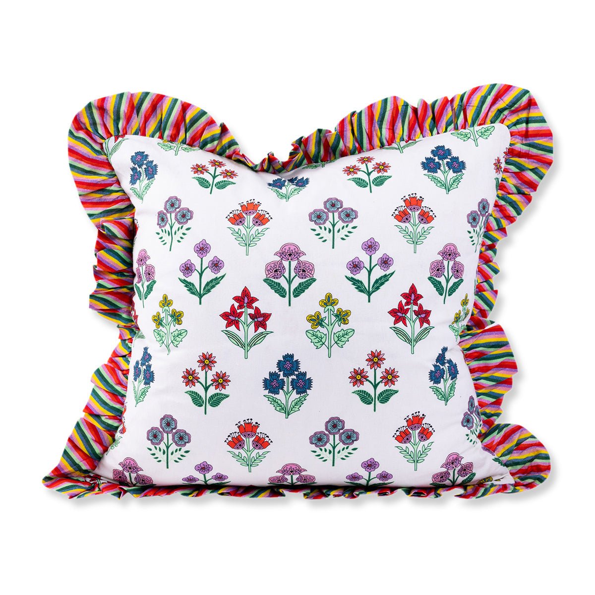 Ruffle Throw Pillow | Santini-Throw Pillows-Furbish Studio-The Grove