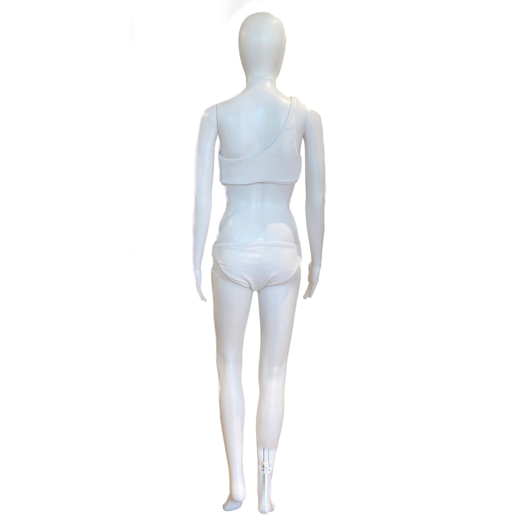 Seadive One Shoulder Bikini Top | White-Swimwear-Seafolly-The Grove