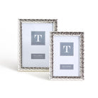 Silver Basket Weave Photo Frame-Frames-Two's Company-The Grove