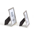 Silver Basket Weave Photo Frame-Frames-Two's Company-The Grove