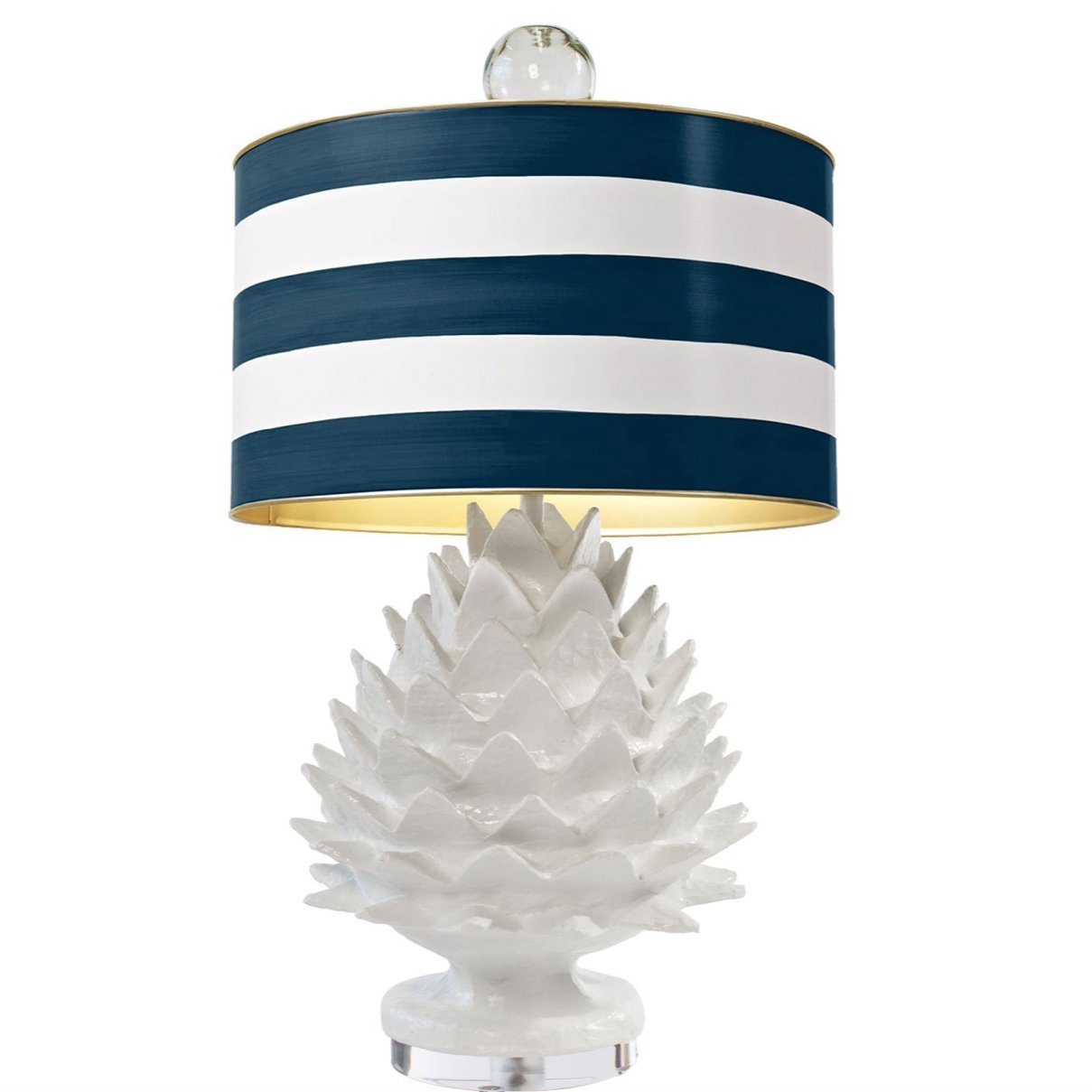 Artichoke White Table Lamp