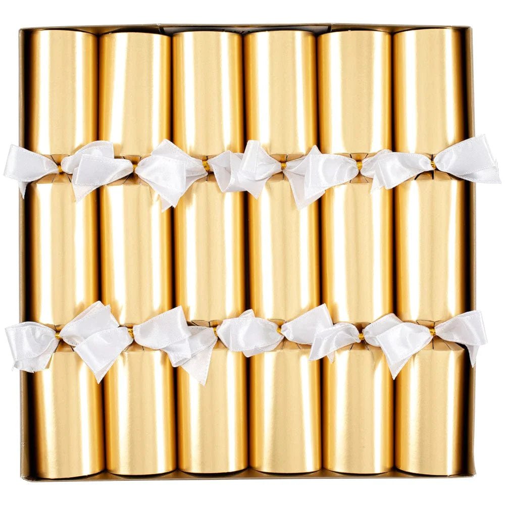 Solid Gold Christmas Celebration Crackers-Christmas Cracker-Clementine WP-The Grove