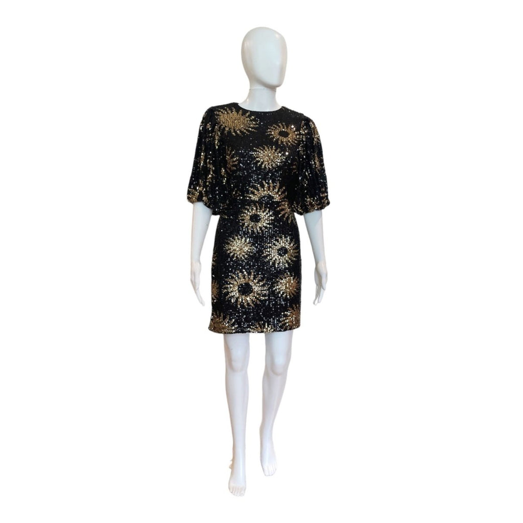 Sunny Mood Sequin Mini Dress-Dresses-FARM Rio-The Grove