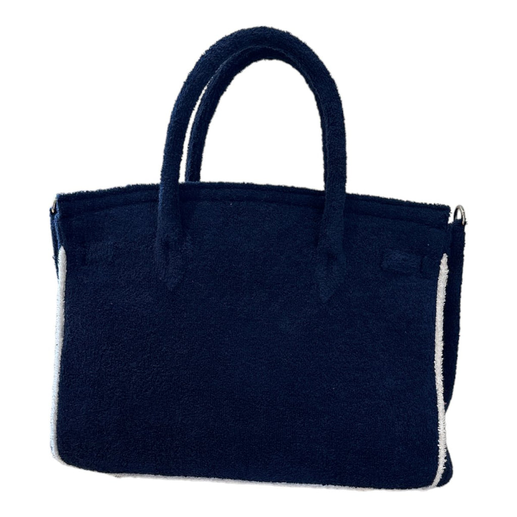 Terry Plage Bag | Navy-Handbags-DLD-The Grove