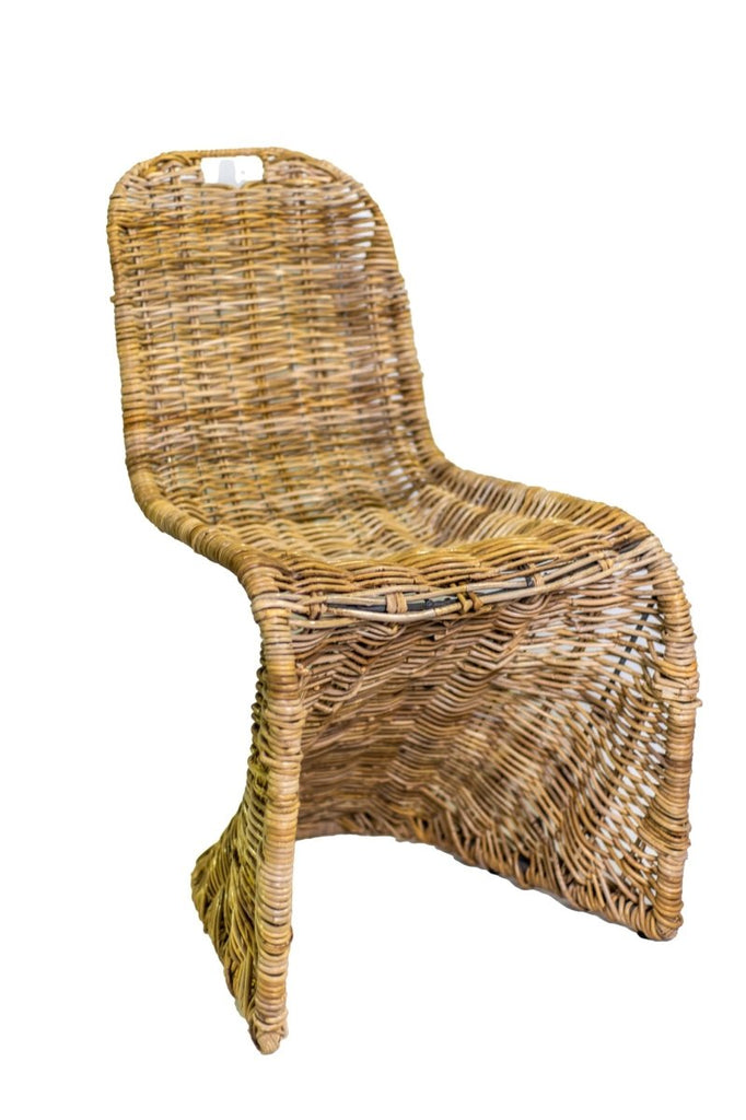 The Beaufort Hand-Woven Rattan and Metal Chair-Chairs-Auden & Avery-The Grove
