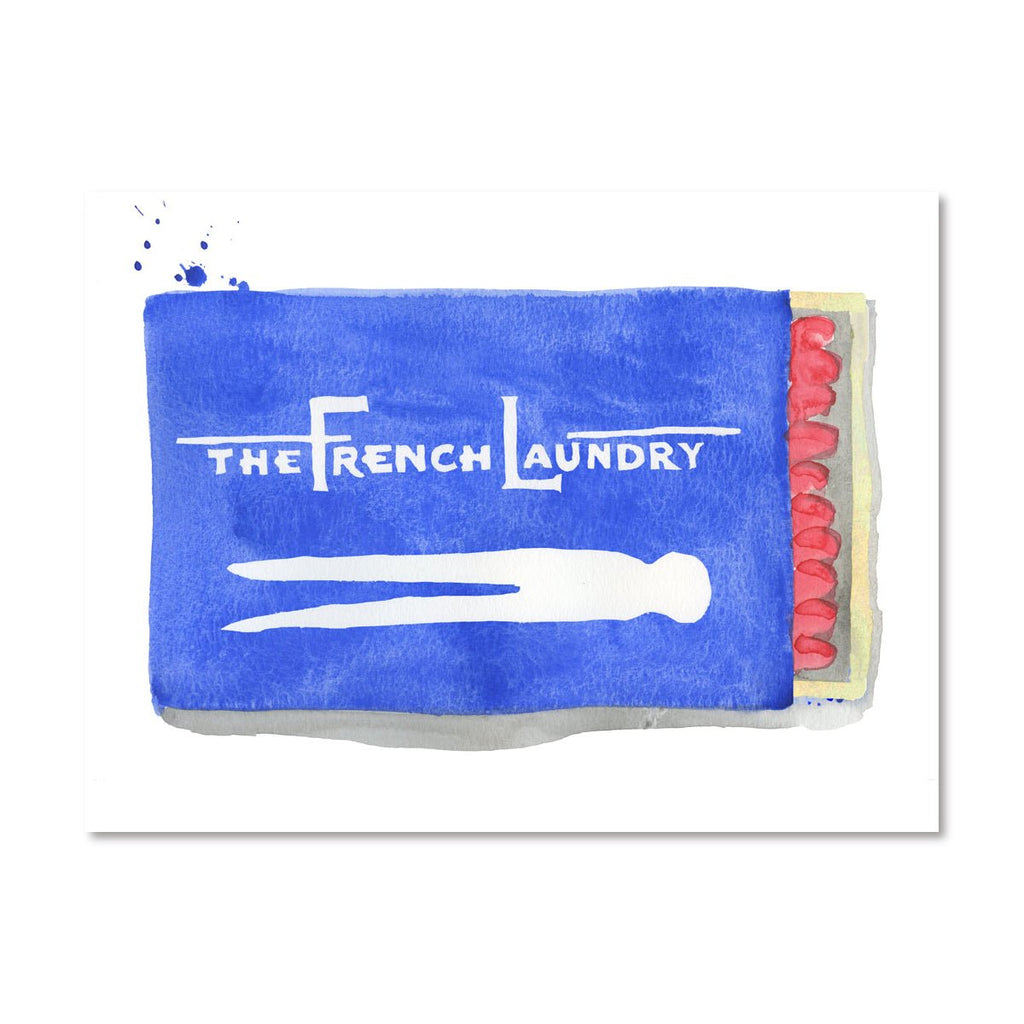 The French Laundry Matchbook-Art Print-Furbish Studio-The Grove