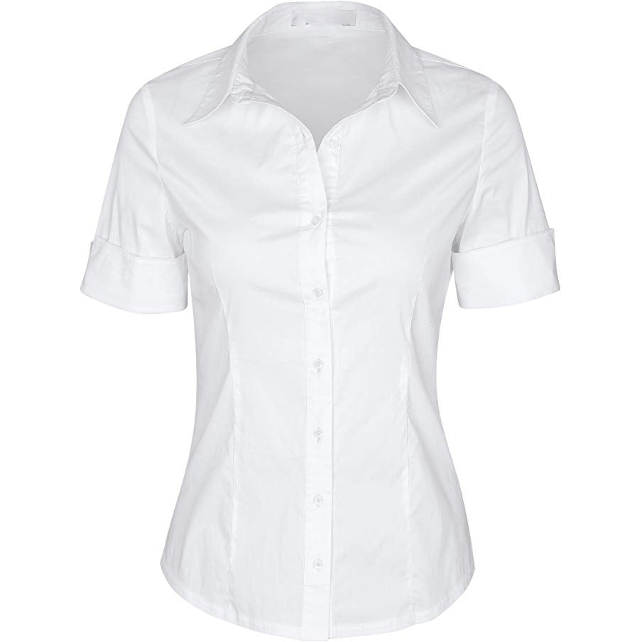 The Short Sleeve Shirt | White-Shirts & Tops-The Shirt-The Grove