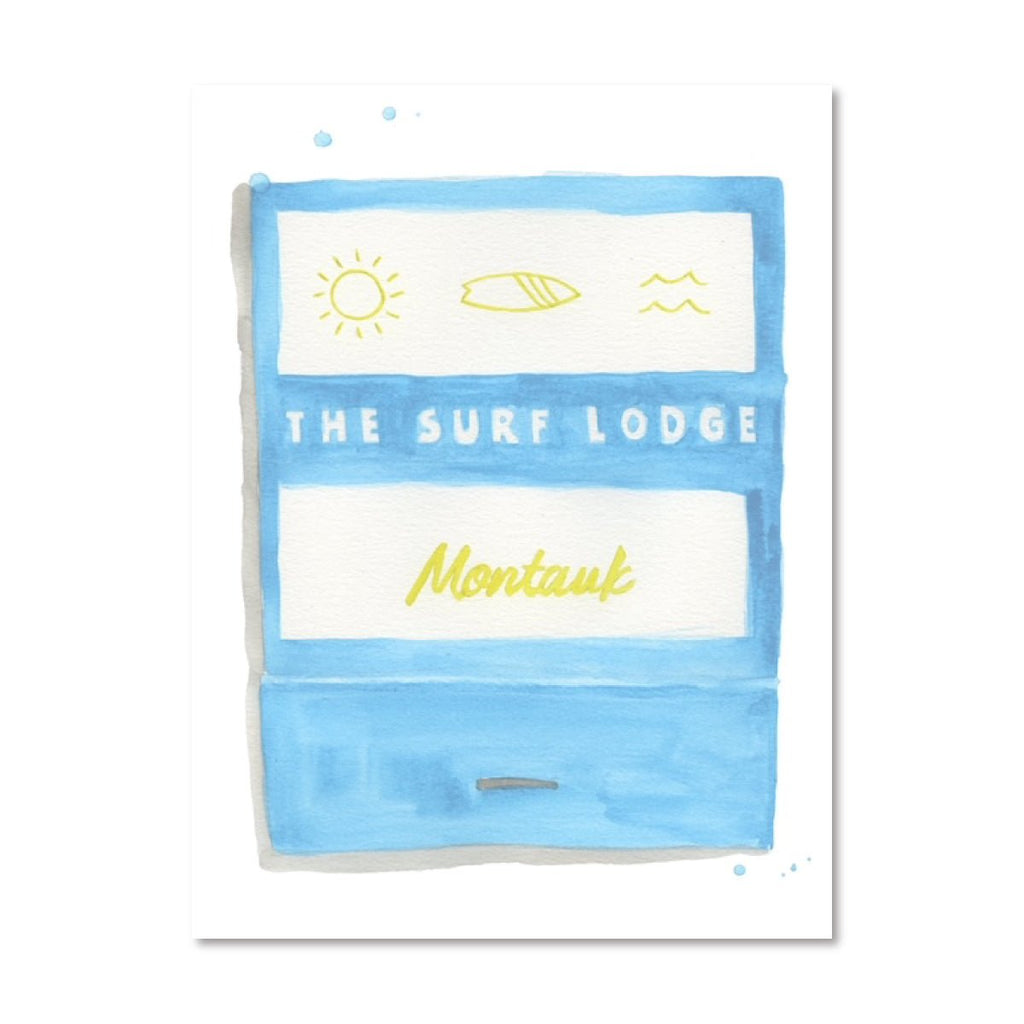 The Surf Lodge Montauk Matchbook-Art Print-Furbish Studio-The Grove