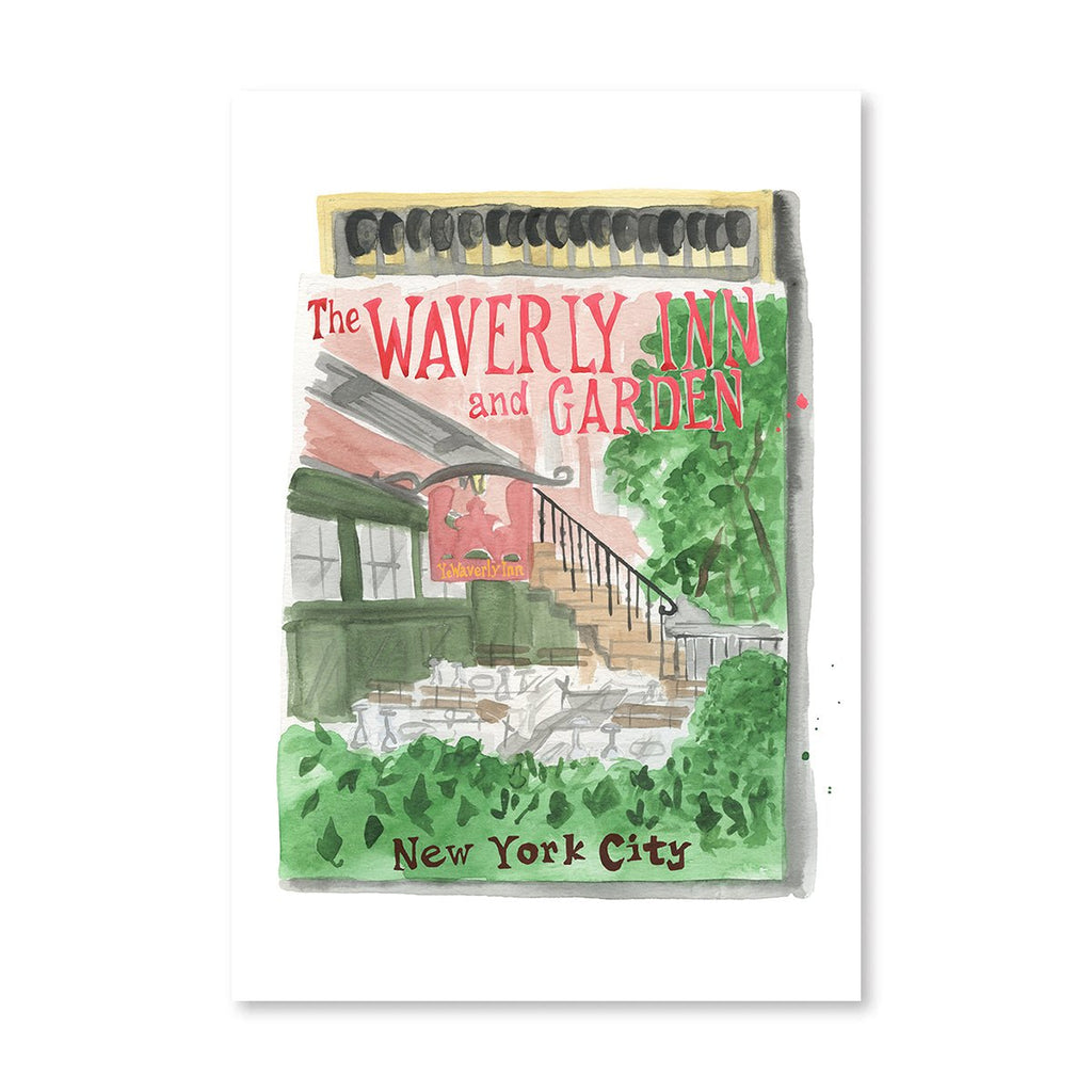 The Waverly Inn Matchbook-Art Print-Furbish Studio-The Grove