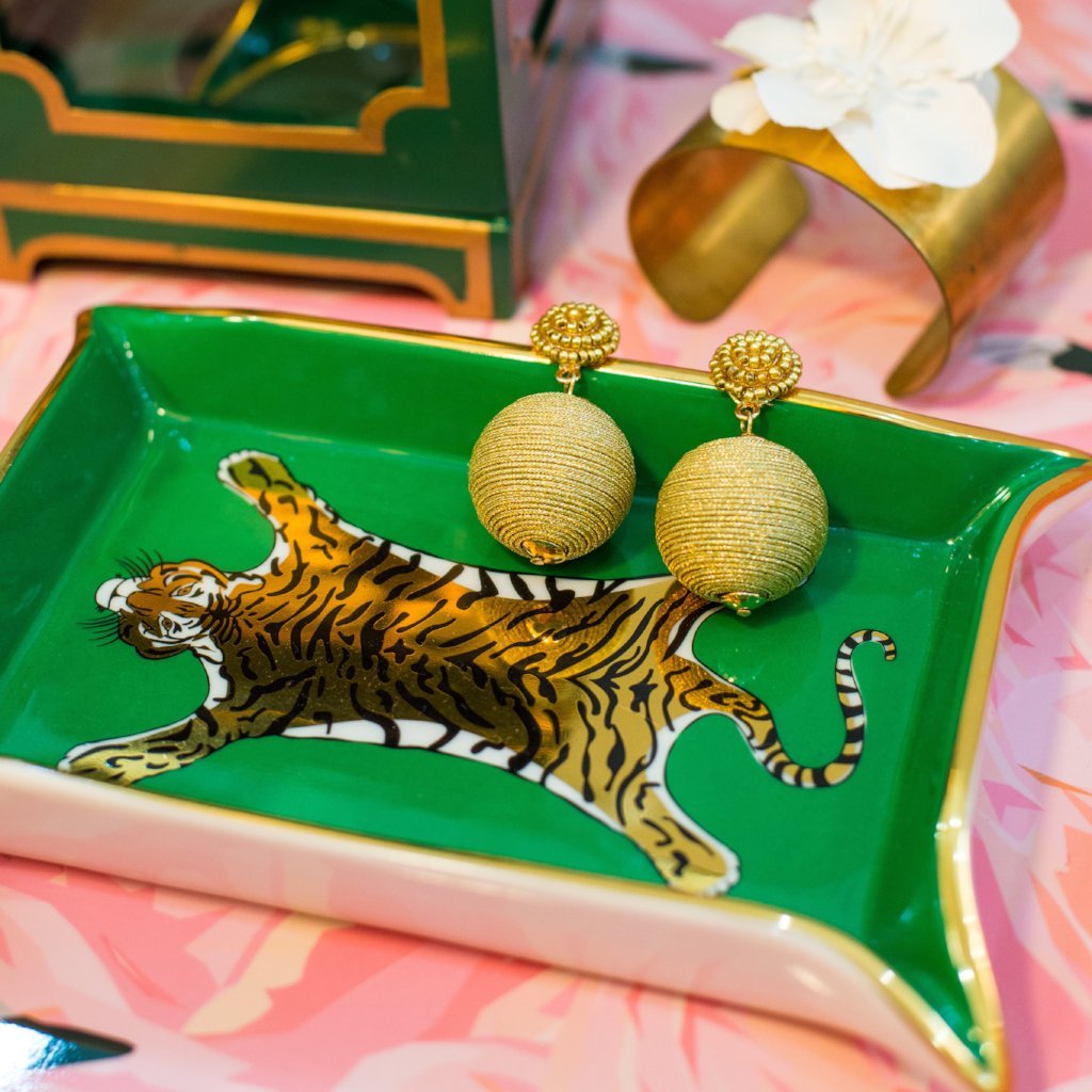 格安人気 JONATHAN ADLER トレー TIGER VALET 小物入れ - studioarq20