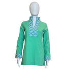 Tiki Tunic | Green-Shirts & Tops-CK Bradley-The Grove