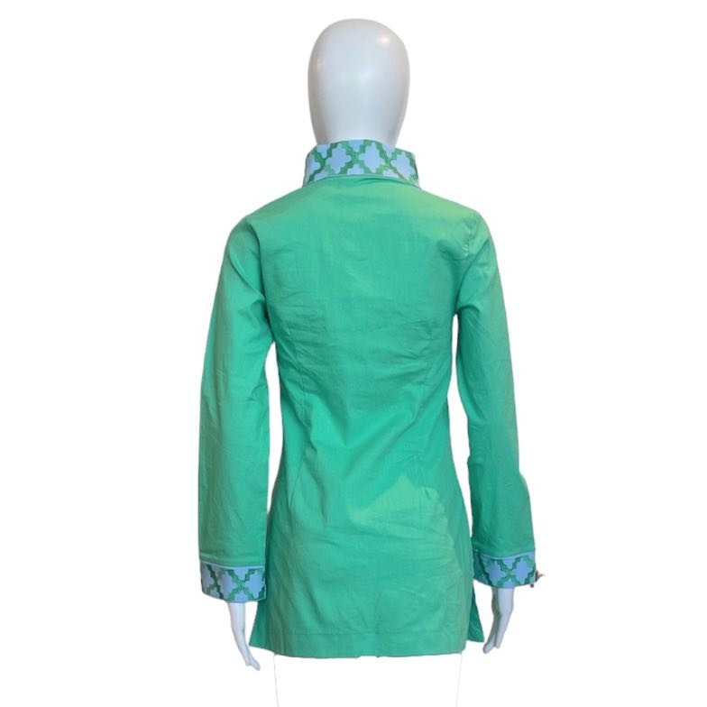 Tiki Tunic | Green-Shirts & Tops-CK Bradley-The Grove