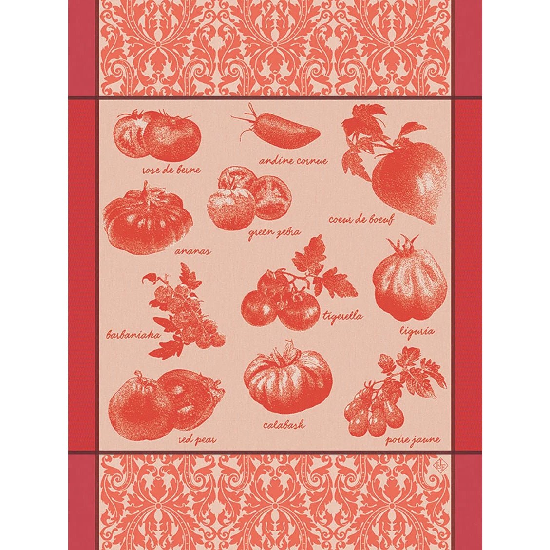 Tomates Etc Red Tea Towel-Tea Towel-Clementine WP-The Grove