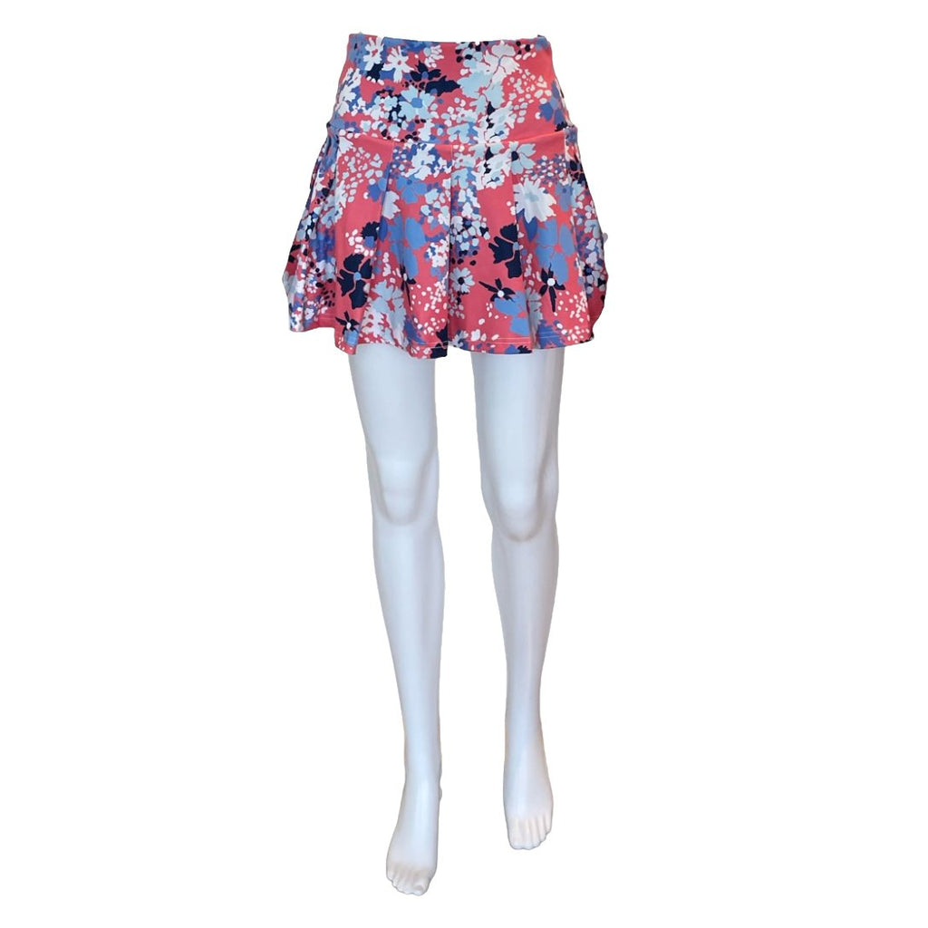 Topsy Skirt | Poppy Coral-Activewear-CK Bradley-The Grove