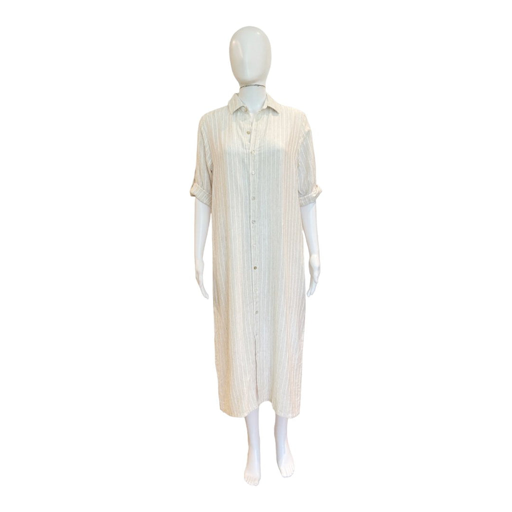 Tulum Dress | Cotton Stripe-Dresses-Walker & Wade-The Grove