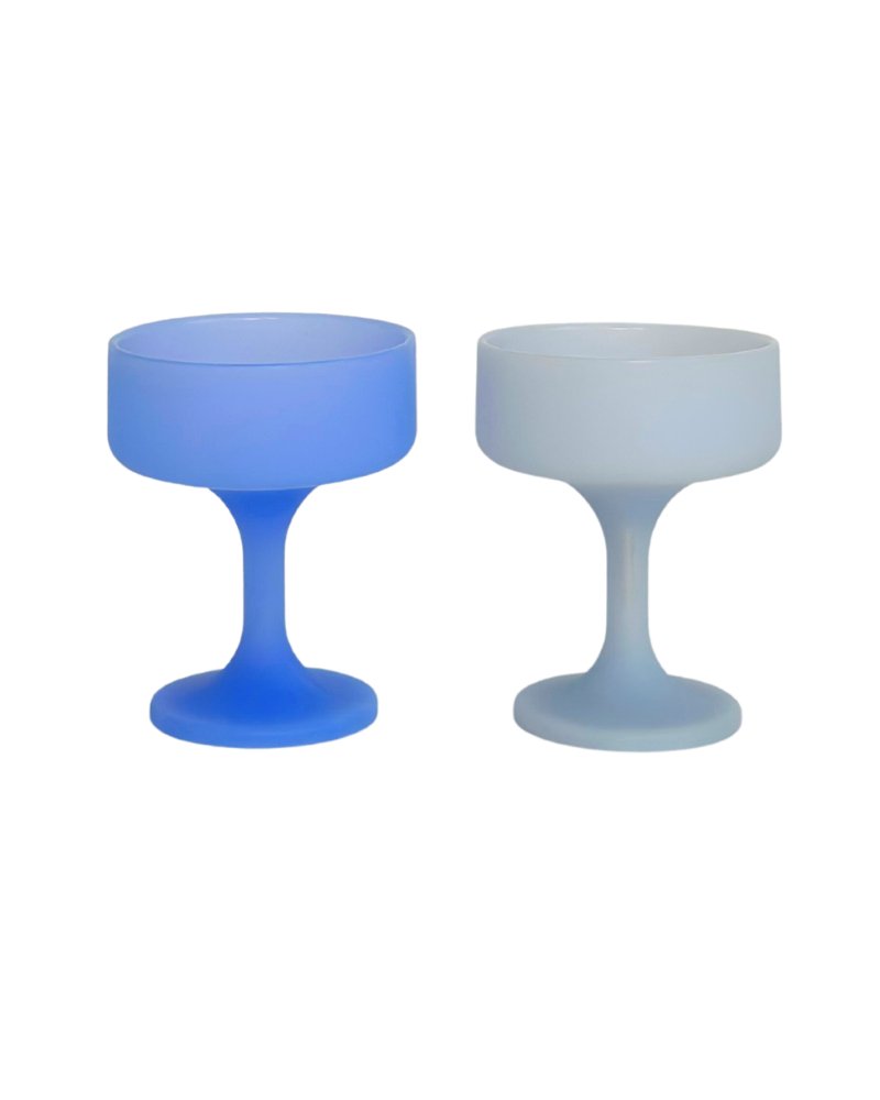 Unbreakable Cocktail Coupes | Sky + Kingfisher-Drinkware-Clementine WP-The Grove