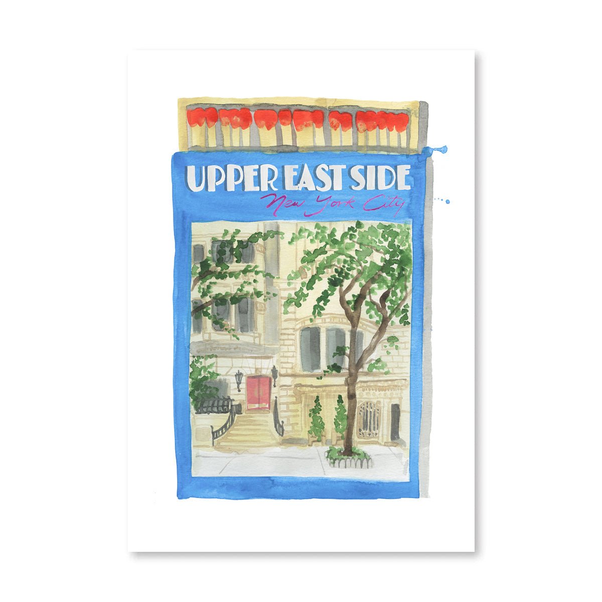 Upper East Side NYC Matchbook-Art Print-Furbish Studio-The Grove