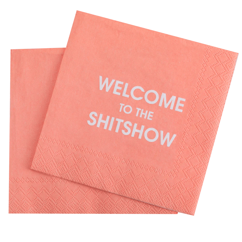 Welcome to the Show | Cocktail Napkins-Paper Cocktail Napkins-Clementine WP-The Grove
