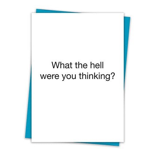 What the Hell? Greeting Card-Greeting Card-Santa Barbara-The Grove