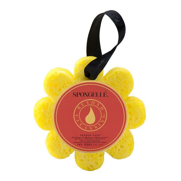 Wild Flower Bath Sponge | Papaya Yuzo-Body Care-Spongelle-The Grove