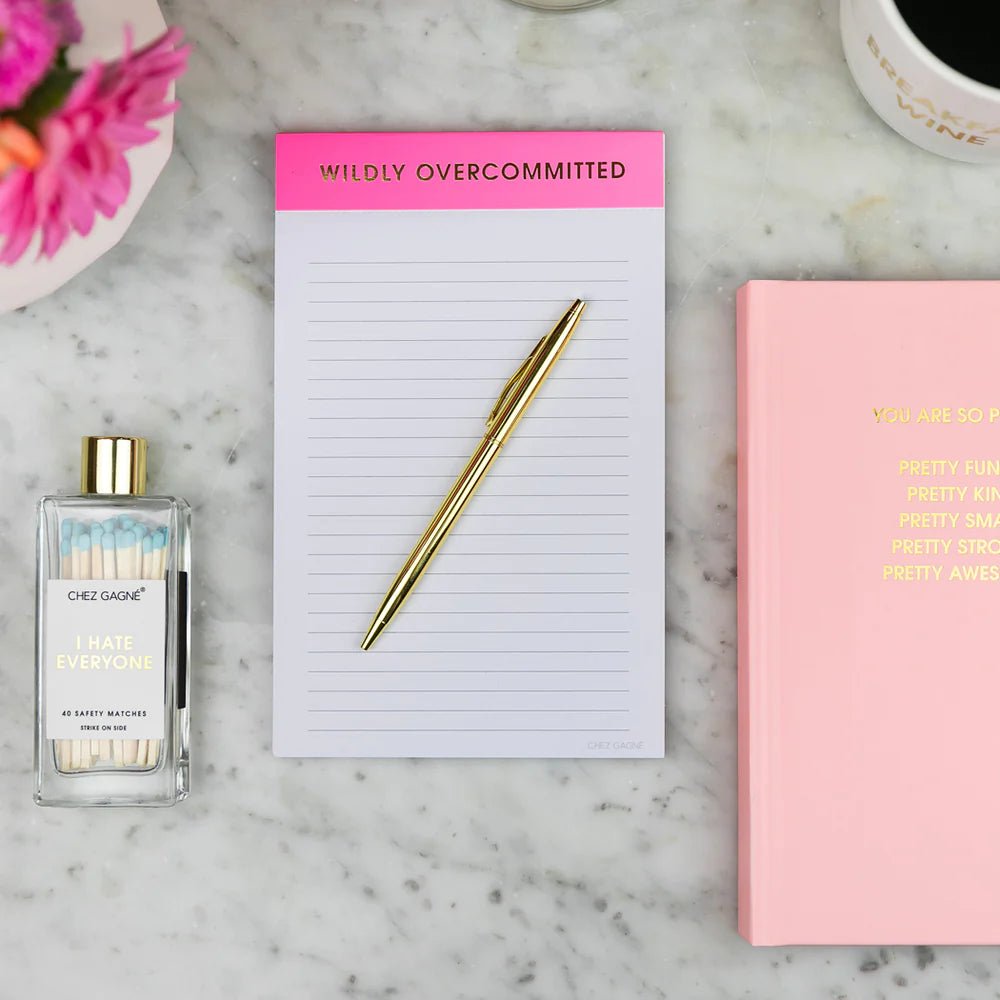 Wildly Overcommitted Notepad-Notepads-Chez Gagne-The Grove